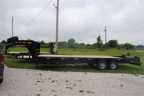 skid steer on deckover gooseneck|deck over trailers for sale.